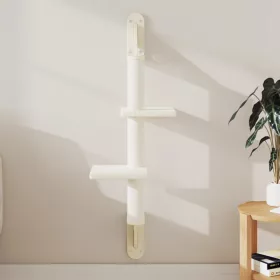  krémszínű falra szerelhető kaparófa 108 cm