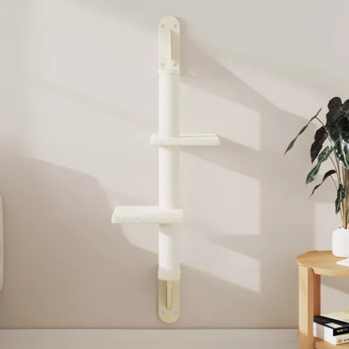  krémszínű falra szerelhető kaparófa 108 cm