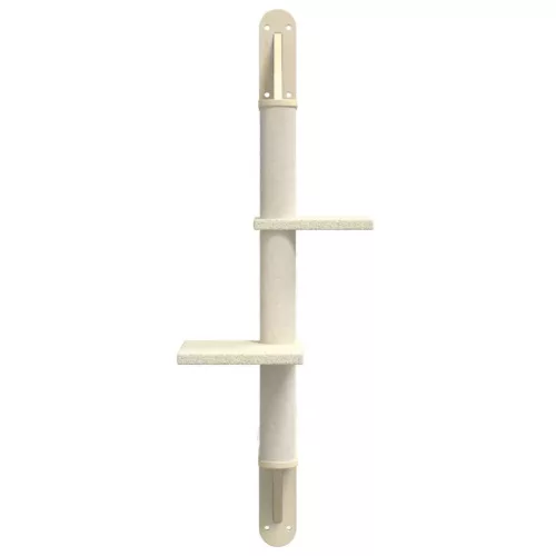  krémszínű falra szerelhető kaparófa 108 cm