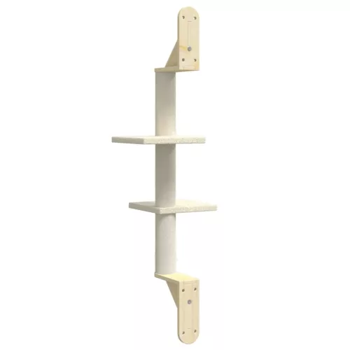  krémszínű falra szerelhető kaparófa 108 cm