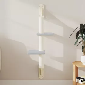  világosszürke falra szerelhető kaparófa 108 cm