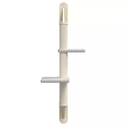  világosszürke falra szerelhető kaparófa 108 cm