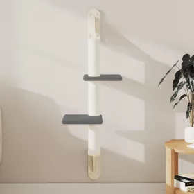  sötétszürke falra szerelhető kaparófa 108 cm