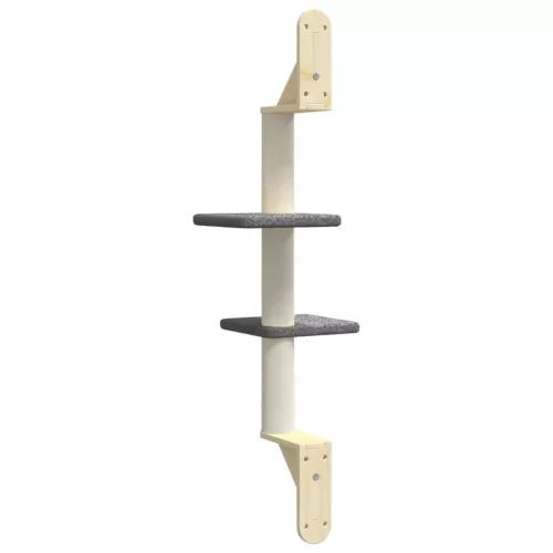  sötétszürke falra szerelhető kaparófa 108 cm