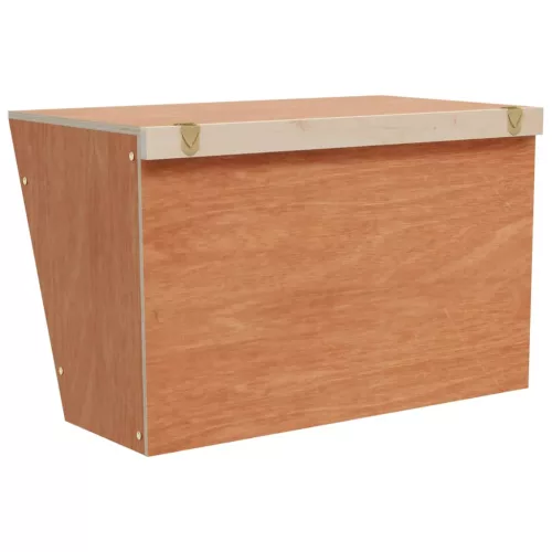  tömör fenyőfa szénaetető nyulaknak 37 x 18,5 x 23 cm