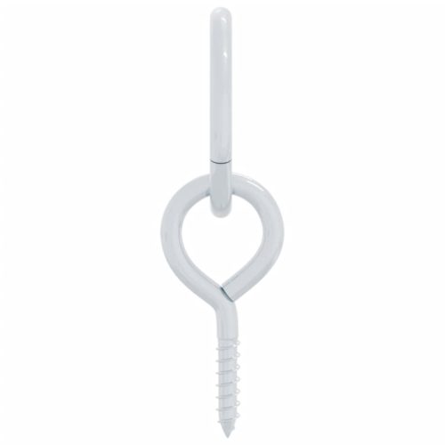  3 db ezüstszínű acél vonószem fűzőcsavarral