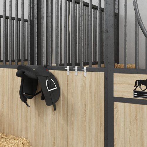  3 db hordozható ezüst acél vödörkampó