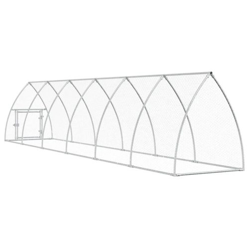  szürke horganyzott acél csirkeketrec 600x105x120 cm