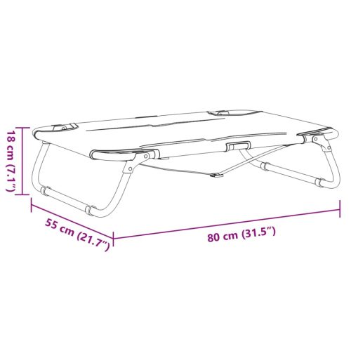  antracitszürke oxford szövet és acél összecsukható kutyaágy