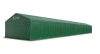 TP Professional 6x36m 2,6m oldalmagas raktársátor PVC 800 ponyvával, zöld