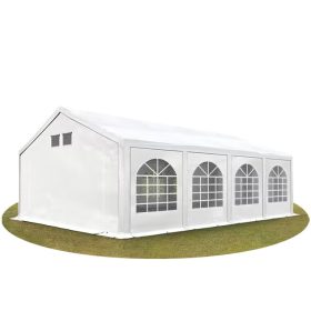 TP 4x8m erősített rendezvénysátor, PE 550 - fehér