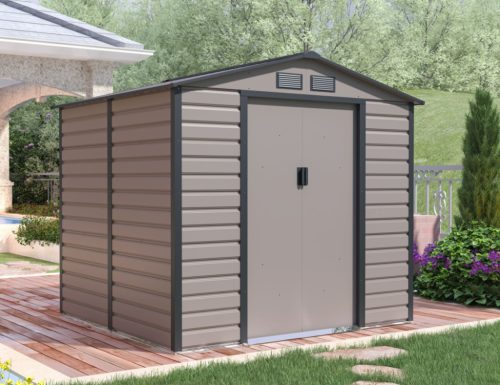 EPT STABIL FÉM KERTI TÁROLÓ 407 - 213 x 191 CM - SZÜRKE