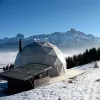 6m diameter professional insulated glamping tent