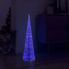 VID dekoratív kék fényű LED-es akril fénykúp 90 cm