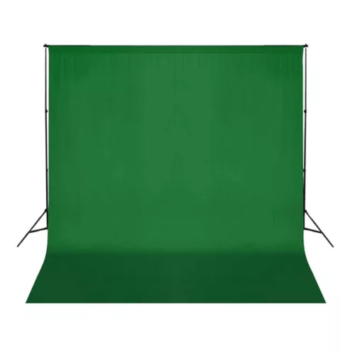  zöld pamut háttér blueboxhoz állvány nélkül 300 x 300 cm