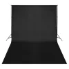  fekete pamut háttér állvány nélkül 500 x 300 cm 