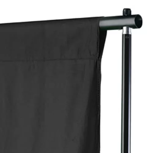  fekete pamut háttér állvány nélkül 500 x 300 cm 