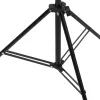  fekete háttér állvány T-alakú 151x60x(70-200) cm