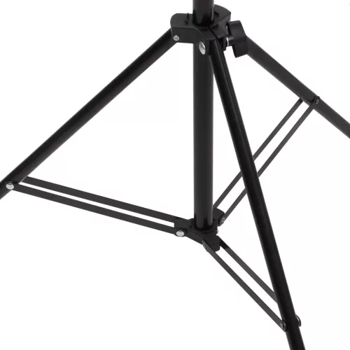  fekete háttér állvány T-alakú 151x60x(70-200) cm