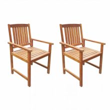VID 2 darab barna kültéri tömör akácfa szék