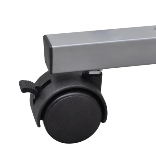  Számítógépes íróasztal kihuzható tálcás íróasztal Fekete