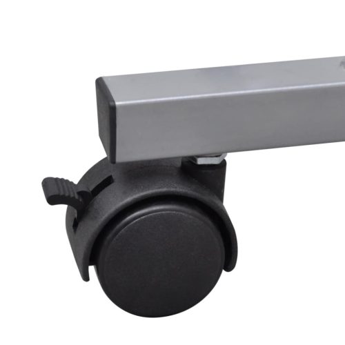  Computer Iróasztal KIhuzható Tálcás Office Diák Asztal Fehér