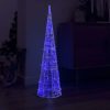 VID dekoratív kék fényű LED-es akril fénykúp 120 cm