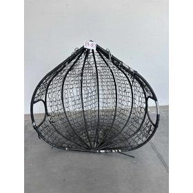 Dm kétszemélyes fekete függőfotel