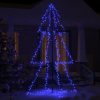VID 300 LED-es beltéri/kültéri kúp alakú karácsonyfa 120 x 220 cm - kék