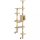 VID bézs falra szerelhető macskabútor szizál kaparófákkal 194 cm
