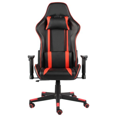  piros PVC forgó gamer szék