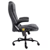 sötétszürke bársony masszázs irodaszék