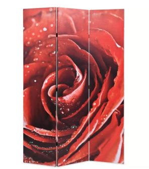 VID piros paraván 120 x 180 cm rózsa