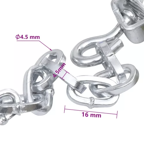  2 db 400-as méretű gépkocsi-hólánc 16 mm SUV 4x4