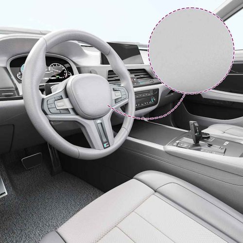  matt ezüst autófólia 100 x 150 cm