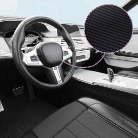  2 darab 3D-s fekete autófólia 100 x 150 cm + 50 x 150 cm