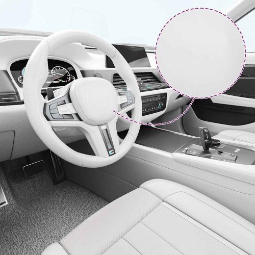  4D-s fehér autófólia 100 x 150 cm