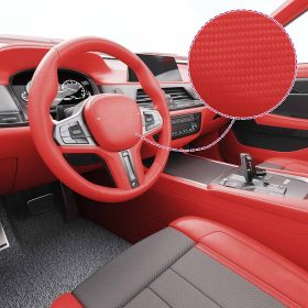  2 darab 4D-s piros autófólia 100 x 150 cm + 50 x 150 cm