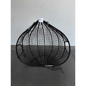 Dm kétszemélyes fekete függőfotel