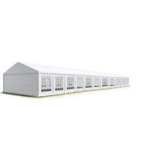   TP 6x22m 2,6m oldalmagas erősített rendezvénysátor, PVC 800 - fehér