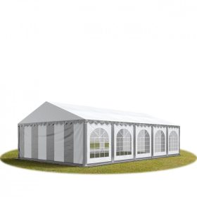   TP 6x10m erősített rendezvénysátor, PVC 750 - fehér-szürke