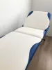 3-zone white-blue aluminium massage table