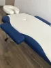 3-zone white-blue aluminium massage table