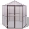 VID alumínium üvegház 240 x 211 x 232 cm