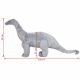 VID álló, szürke plüss brachiosaurus XXL