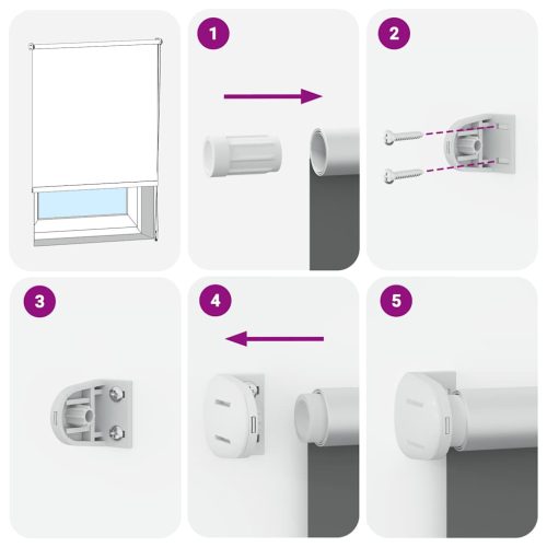 Roló Elsötétítés 120x 230 cm Tengerikék