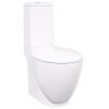  fehér kerámia WC öblítőrendszerrel