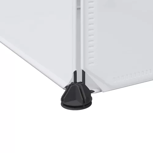  fehér moduláris szekrény 9 rekesszel 109x36,5x143 cm 