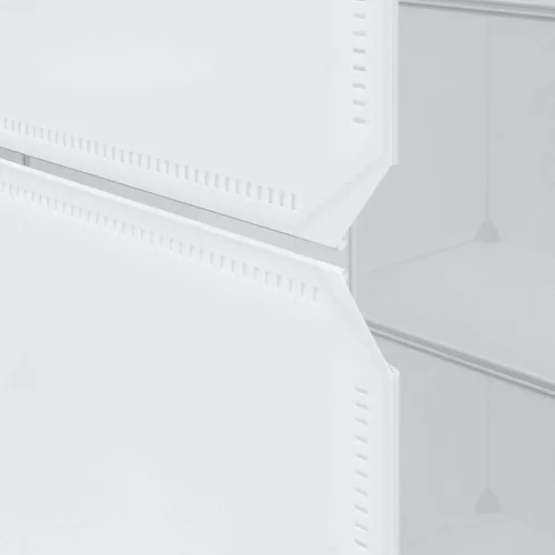  fehér moduláris szekrény 9 rekesszel 109x36,5x143 cm 