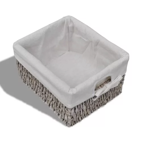  barna fa szekrény 3 szőtt kosárral 